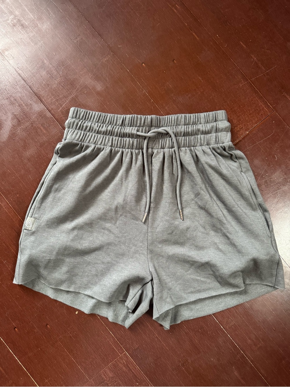 Women’s Gray Drawstring Lounge Shorts